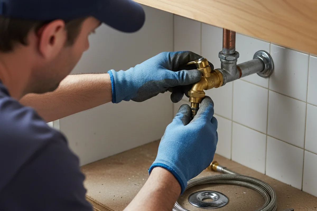 Shutoff valve and fitting work during Repiping in Cobalt